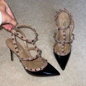 Kaitlyn Pan black studded heels